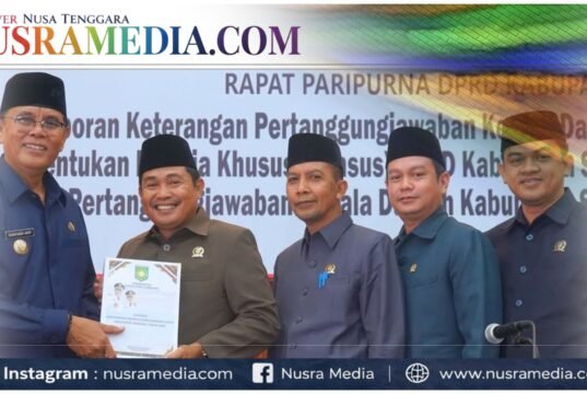 Rapat Paripurna : DPRD Sumbawa Bahas LKPJ 2025 dan Bentuk Pansus