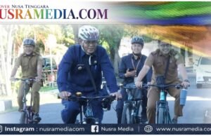 Langsung Aksi! Bupati Jarot Beri Contoh, ASN Diajak Hemat BBM Lewat Gowes ke Kantor