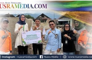 Bank NTB Syariah Salurkan Bantuan ke Desa Kalimango