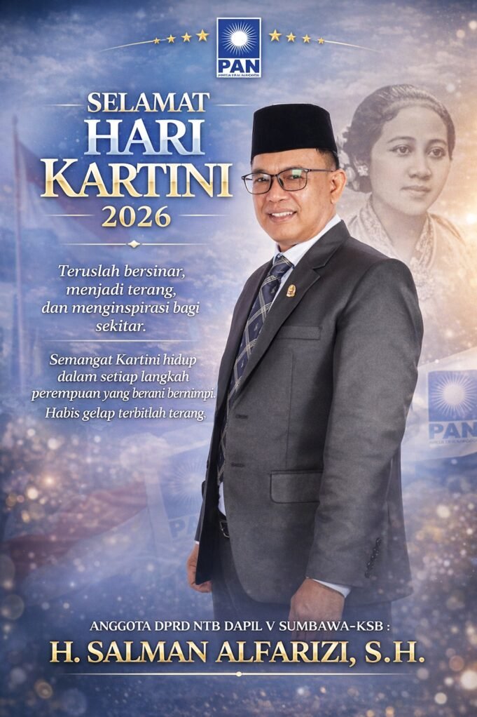 Anggota DPRD NTB Salman Alfarizi : Selamat Hari Kartini 2026