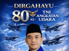 Sekretaris Fraksi Demokrat NTB : Dirgahayu TNI Angkatan Udara ke-80