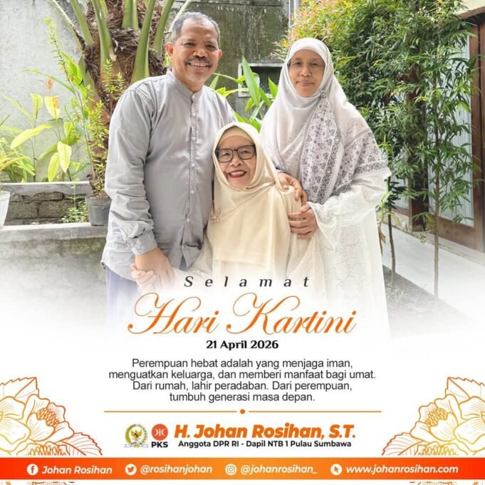 Anggota DPR RI Johan Rosihan : Selamat Hari Kartini 2026