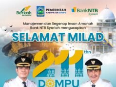 Bank NTB Syariah : Selamat Milad Dompu ke-211