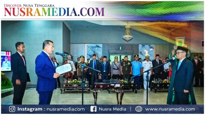 Abul Chair Dilantik Jadi Sekda NTB, Gubernur Tekankan Kolaborasi “Berjamaah”
