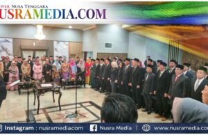 Birokrasi Kembali Disegarkan : Puluhan Pejabat Pemprov NTB Dilantik