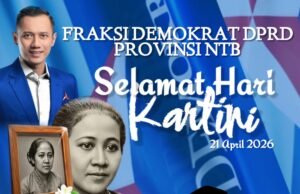 Sekretaris Fraksi Demokrat DPRD NTB Syamsul Fikri : Selamat Hari Kartini 2026