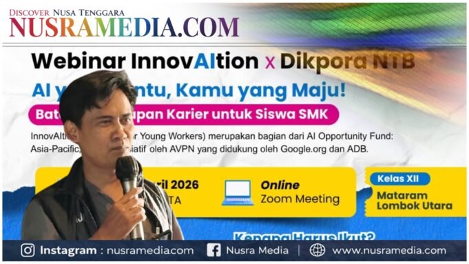 Yuk, Ikuti Webinar InnovAItion! Kolaborasi Plan Indonesia dan Pemprov NTB Ajak Generasi Muda Melek AI
