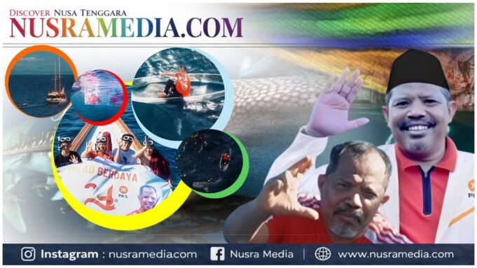 Bersama Hiu Paus di Teluk Saleh, Cara Unik Johan Rosihan Rayakan Milad PKS ke-24