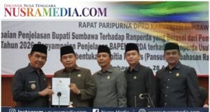 Wabup Ansori Sampaikan Penjelasan 5 Ranperda : DPRD Sumbawa Bentuk Pansus