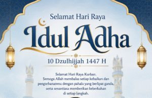 Syamsul Fikri : Selamat Hari Raya Idul Adha 2026