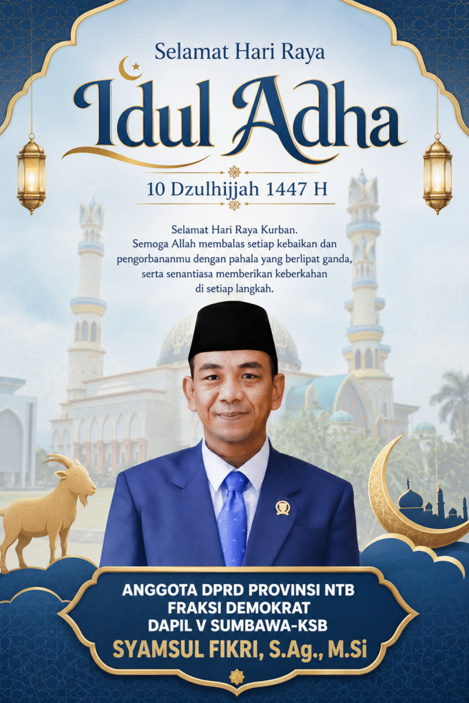 Syamsul Fikri : Selamat Hari Raya Idul Adha 2026
