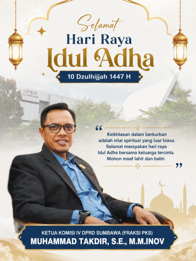 Muhammad Takdir : Selamat Hari Raya Idul Adha 2026