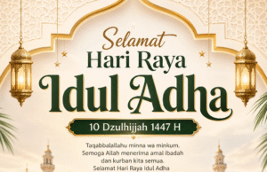 Nanang Nasiruddin : Selamat Hari Raya Idul Adha 2026