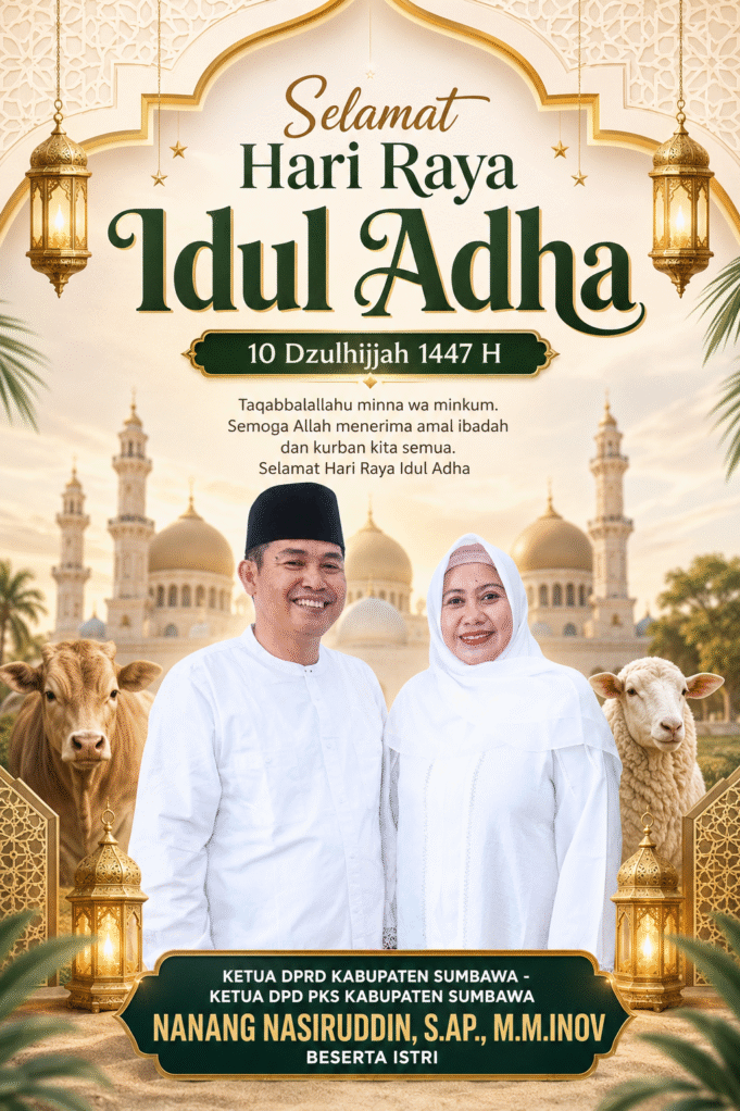 Nanang Nasiruddin : Selamat Hari Raya Idul Adha 2026