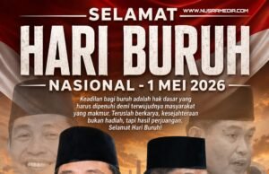 Ketua DPRD sekaligus DPD PKS Sumbawa Nanang Nasiruddin : Selamat Hari Buruh Nasional 2026