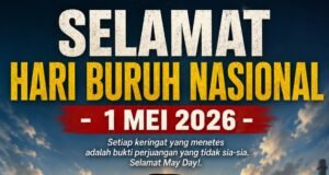 Anggota Komisi V DPRD NTB F-Golkar Nurdin Marjuni : Selamat Hari Buruh Nasional 2026