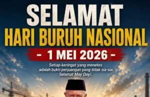 Anggota Komisi V DPRD NTB F-Golkar Nurdin Marjuni : Selamat Hari Buruh Nasional 2026