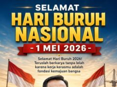 Ketua Komisi IV DPRD Sumbawa M Takdir : Selamat Hari Buruh Nasional 2026