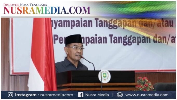 Lima Ranperda Disetujui Lanjut, Wabup Ansori Tekankan Transparansi dan Akuntabilitas
