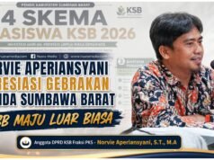 Norvie Aperiansyani Apresiasi Gebrakan Pemda Sumbawa Barat