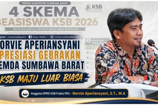 Norvie Aperiansyani Apresiasi Gebrakan Pemda Sumbawa Barat