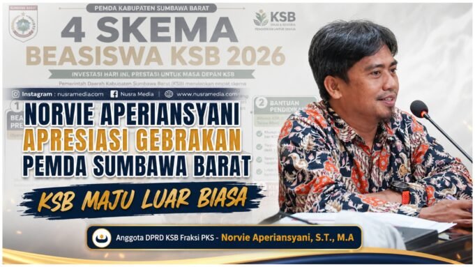 Norvie Aperiansyani Apresiasi Gebrakan Pemda Sumbawa Barat