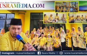 KPPG Sumbawa Bergerak, Berlian Rayes Tegaskan Target Kemenangan Golkar