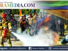 Sumbawa Tuan Rumah HUT ke-107 Damkar Se-NTB, Ksatria Biru Adu Ketangkasan di Firefighter Skill Competition