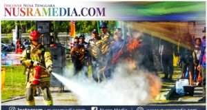 Sumbawa Tuan Rumah HUT ke-107 Damkar Se-NTB, Ksatria Biru Adu Ketangkasan di Firefighter Skill Competition