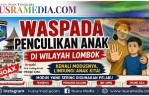 Flyer Penculikan Anak Dipastikan Hoaks, Pemprov NTB Minta Warga Tak Terpancing