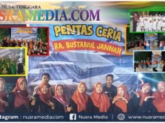 43 Tahun Mengabdi untuk Pendidikan Anak Usia Dini, RA Bustanul Jannah Sumbawa Meriahkan Panggung Serunai
