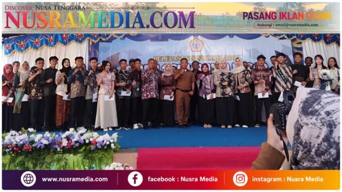 254 Siswa SMPN 1 Sumbawa Lulus 100 Persen, Pelepasan Berlangsung Haru dan Penuh Kebanggaan