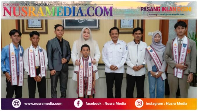Terima Audiensi Duta Pendidikan, Wagub NTB : Generasi Muda Harus Jadi Solusi Pendidikan