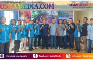 Kunjungi Sekretariat PWI NTB, Ketua KONI Nyatakan Dukungan Penuh untuk Porwada 2026