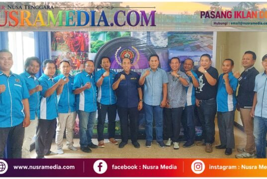 Kunjungi Sekretariat PWI NTB, Ketua KONI Nyatakan Dukungan Penuh untuk Porwada 2026
