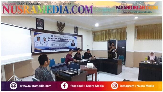 Genjot Indeks Pembangunan Pemuda, Dikpora NTB Gelar Rapat Rencana Aksi Daerah