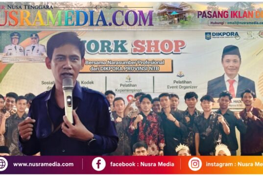Cetak Pemimpin dan Entrepreneur Muda, Dikpora NTB Gelar Workshop Kepemudaan di Lotim