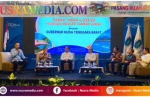 Pemprov NTB dan Pelaku Usaha Bersinergi Dorong Industri Udang Berdaya Saing Global
