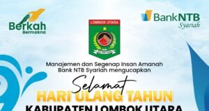 Bank NTB Syariah : Selamat HUT Lombok Utara ke-18