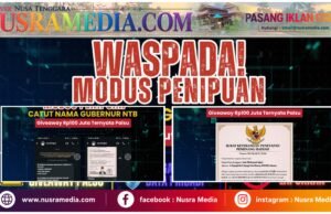 Waspada! Modus Penipuan Catut Nama Gubernur NTB, Dijanjikan Giveaway Rp100 Juta