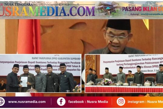 Pemkab Sumbawa Raih WTP, Wabup Ungkap Kinerja Positif APBD 2025 dalam Rapat Paripurna DPRD