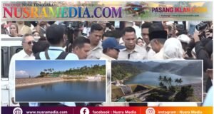 Prabowo Resmikan Bendungan Meninting, Tegaskan Air Harus Sampai kepada Petani