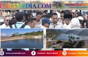 Prabowo Resmikan Bendungan Meninting, Tegaskan Air Harus Sampai kepada Petani
