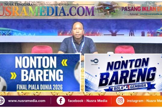 Gubernur NTB Ajak Warga Nobar Final Piala Dunia, Bumi Gora Jadi Ruang Kebersamaan Tanpa Sekat