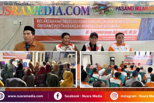 Sasar Sejumlah Titik di Sumbawa, Ketua Komisi III DPRD NTB Sosialisasikan Ranperda Pertambangan