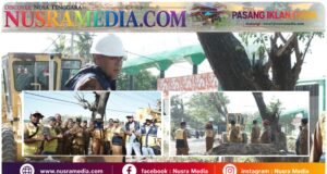 Bupati Sumbawa Pantau Perbaikan Jalan Provinsi di RSUD Sering, Tekankan Mutu Pekerjaan Harus Berkualitas