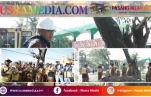 Bupati Sumbawa Pantau Perbaikan Jalan Provinsi di RSUD Sering, Tekankan Mutu Pekerjaan Harus Berkualitas