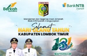Bank NTB Syariah : Selamat Ultah Lombok Timur ke-131