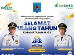 Bank NTB Syariah : Selamat Ulang Tahun Kota Mataram ke-33