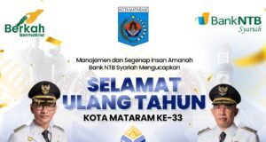 Bank NTB Syariah : Selamat Ulang Tahun Kota Mataram ke-33